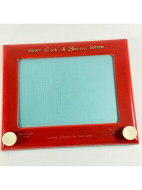 Vintage Etch A Sketch Model 505 Magic Screen Red Frame Ohio Art USA